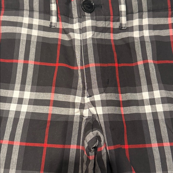 Burberry Black and Red plaid Pants, kids 6 - Picture 4 of 7